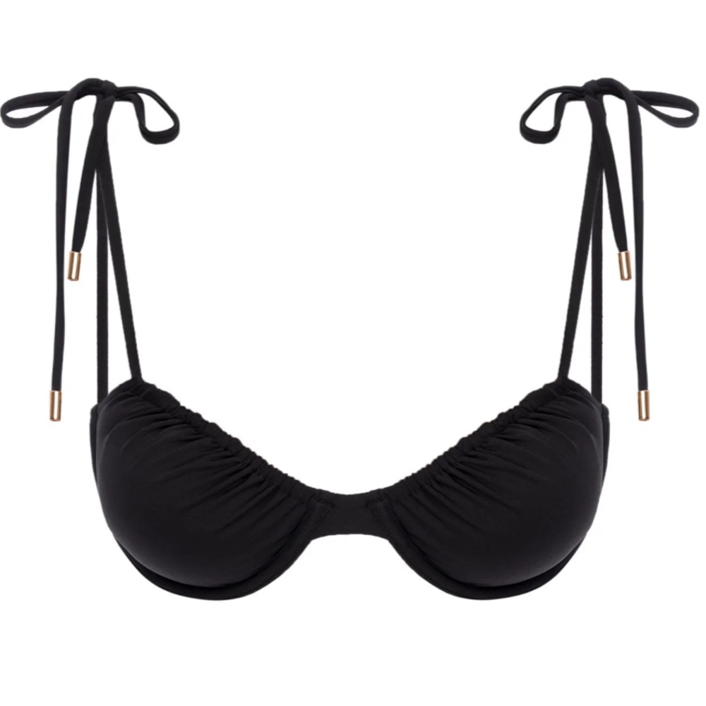 MONDAY SWIMWEAR Isla Mujeres Top MEDIUM black